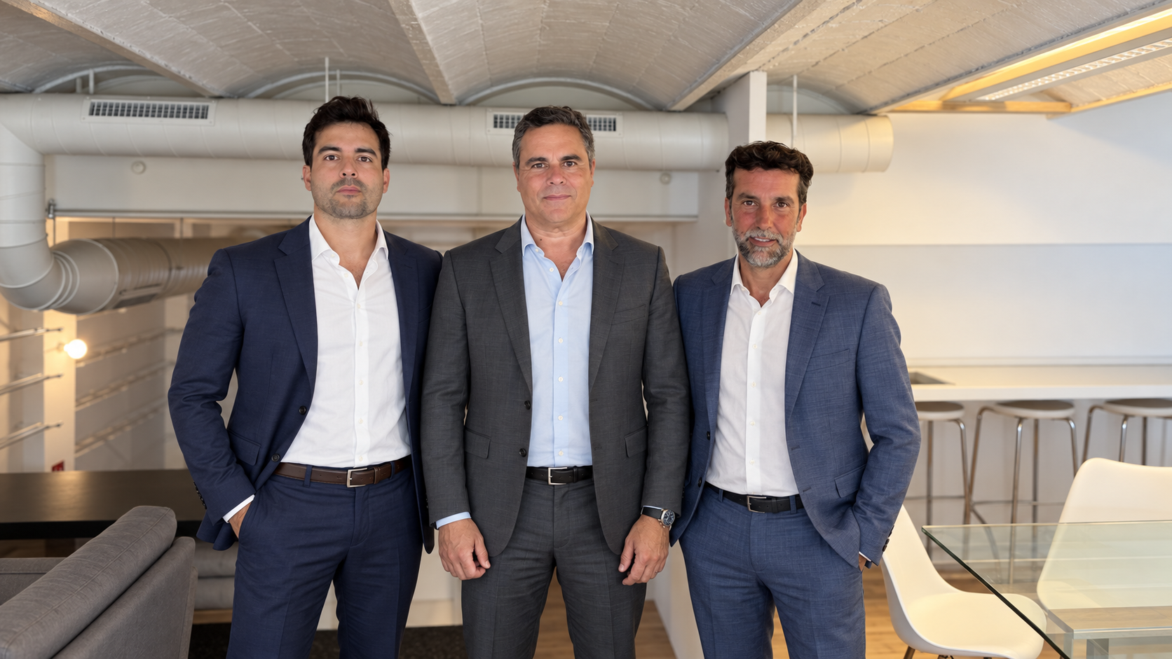 The three partners of Mestral Ventures